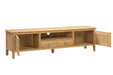 Vivienne Widescreen TV Unit – Solid Oak - Luminex FurnitureTV UnitCOT113