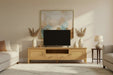 Vivienne Widescreen TV Unit – Solid Oak - Luminex FurnitureTV UnitCOT113
