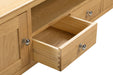 Vivienne Widescreen TV Unit – Solid Oak - Luminex FurnitureTV UnitCOT113