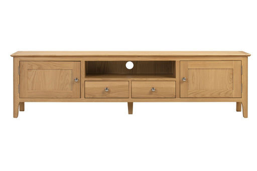 Vivienne Widescreen TV Unit – Solid Oak - Luminex FurnitureTV UnitCOT113