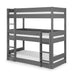 Voyage Loft Trio Bunk Bed – Anthracite - Luminex FurnitureBunk BedTRI610