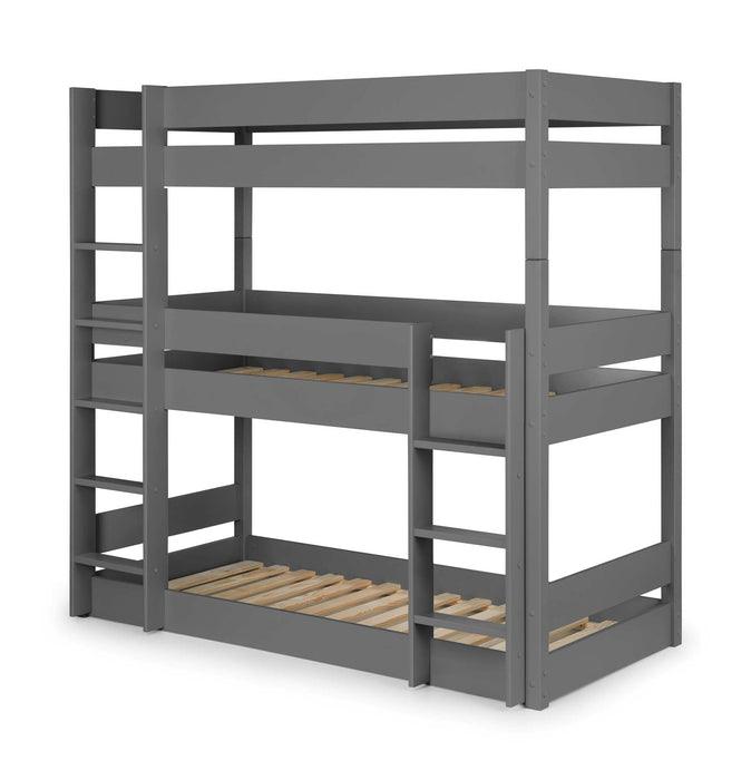 Voyage Loft Trio Bunk Bed – Anthracite - Luminex FurnitureBunk BedTRI610