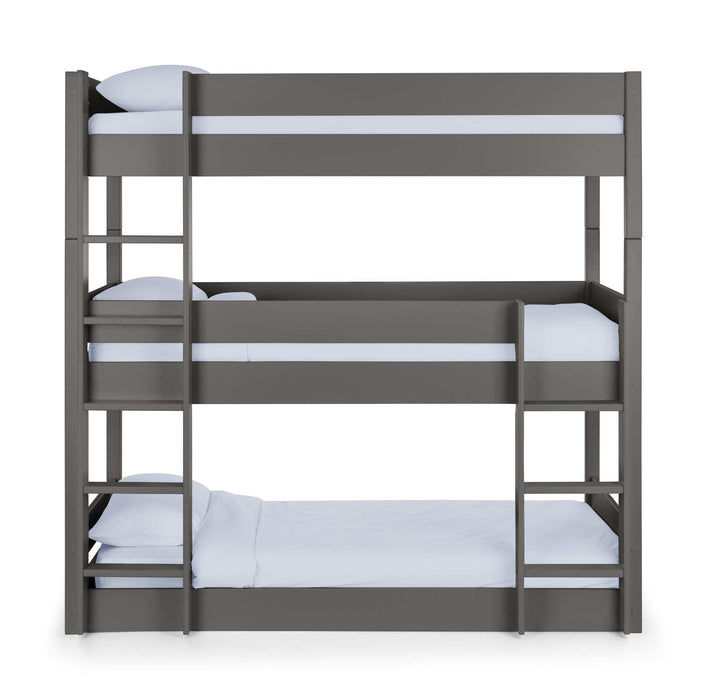 Voyage Loft Trio Bunk Bed – Anthracite - Luminex FurnitureBunk BedTRI610