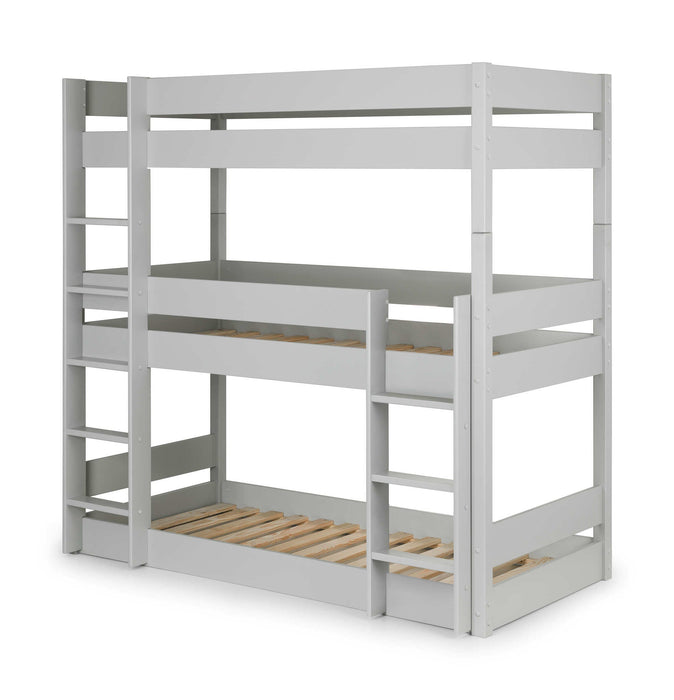 Voyage Loft Trio Bunk Bed – Dove Grey - Luminex FurnitureBunk BedTRI601