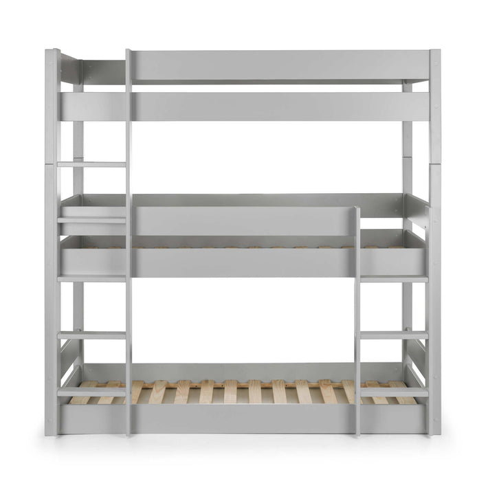 Voyage Loft Trio Bunk Bed – Dove Grey - Luminex FurnitureBunk BedTRI601