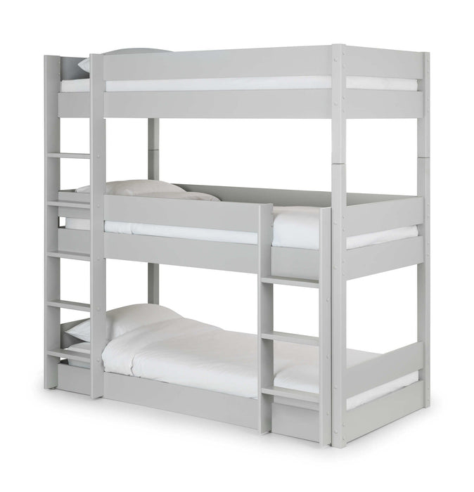 Voyage Loft Trio Bunk Bed – Dove Grey - Luminex FurnitureBunk BedTRI601