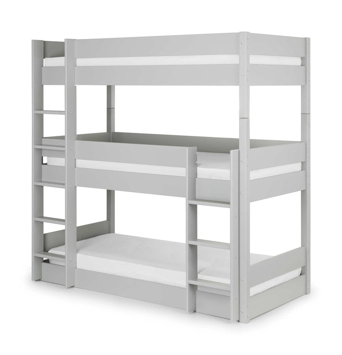 Voyage Loft Trio Bunk Bed – Dove Grey - Luminex FurnitureBunk BedTRI601