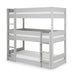 Voyage Loft Trio Bunk Bed – Dove Grey - Luminex FurnitureBunk BedTRI601