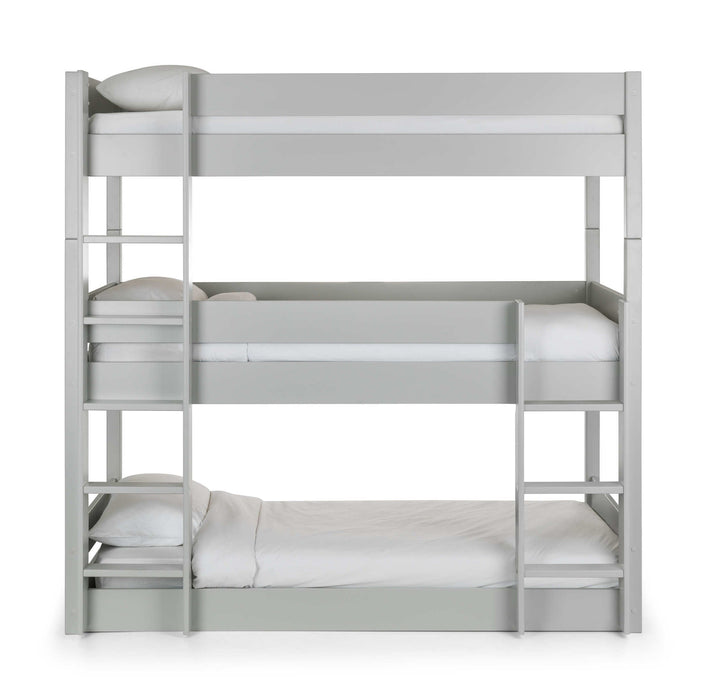 Voyage Loft Trio Bunk Bed – Dove Grey - Luminex FurnitureBunk BedTRI601