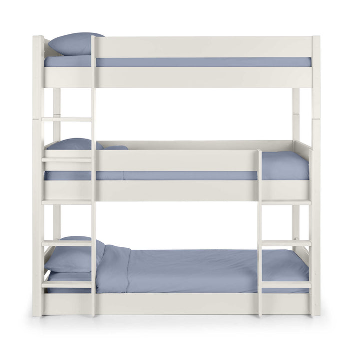 Voyage Loft Trio Bunk Bed – Surf White - Luminex FurnitureBunk BedTRI602