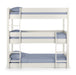Voyage Loft Trio Bunk Bed – Surf White - Luminex FurnitureBunk BedTRI602