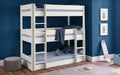 Voyage Loft Trio Bunk Bed – Surf White - Luminex FurnitureBunk BedTRI602