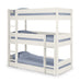 Voyage Loft Trio Bunk Bed – Surf White - Luminex FurnitureBunk BedTRI602