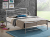 Waverley Metal Bed Frame - Silver - Luminex FurnitureBedWAV3