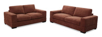 Wentworth Berry Red 3+2 Sofa Set – Bold Fabric Design - Luminex FurnitureSofaswestminster_berry_3_2_set