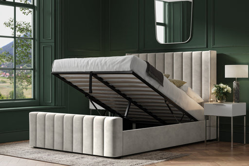 Wexford Velvet Ottoman Storage Bed - Luminex FurnitureBedKWLG46