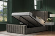 Wexford Velvet Ottoman Storage Bed - Luminex FurnitureBedKWMG46