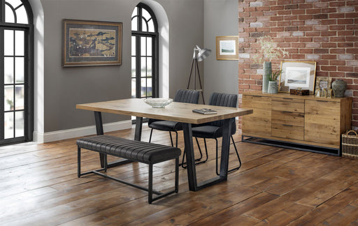 Whitley Faux Leather Dining Bench - Luminex FurnitureBench SeatSOH002
