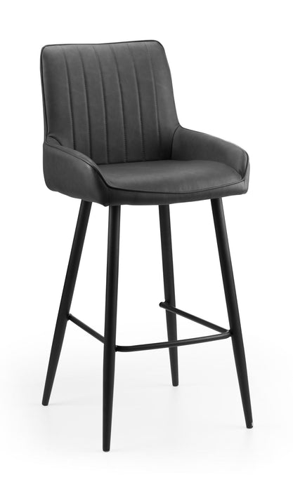 Whitley Retro Bar Stool – Antique Black - Luminex FurnitureStoolSOH003