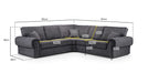 Whitmore Grey Large Corner Sofa – Modern Fabric Design - Luminex FurnitureSofaswilcot_sofa_grey_large_corner