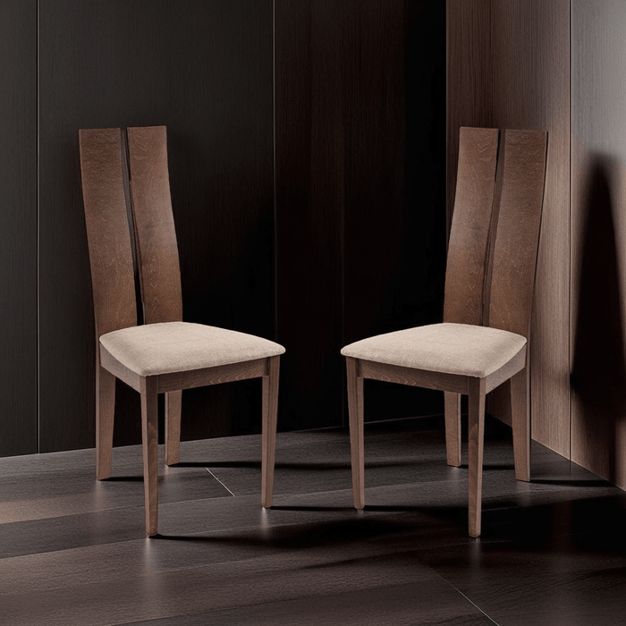 Willow Walnut Dining Chairs – Set of 2 - Luminex FurnitureChairsCAY802