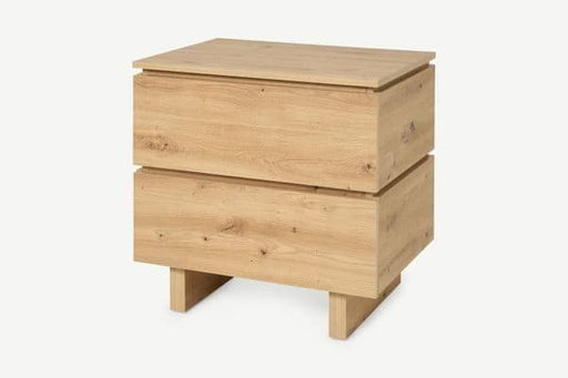 Woodmere Artisan Oak Effect 2 - Drawer Bedside Cabinet - LuminexFurnitureBedside Table3284