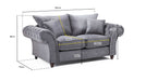 Xanthe Grey 2 Seater Sofa – Fullback Collection - Luminex FurnitureSofaswindsor_fullback_sofa_grey_2_seater