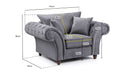 Xanthe Grey Armchair - Luminex FurnitureOccasional Chairswindsor_fullback_sofa_grey_armchair