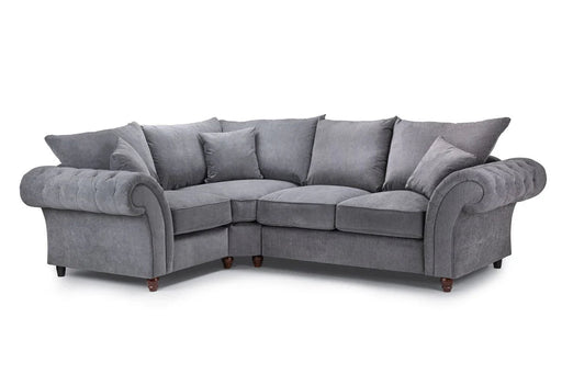 Xanthe Grey Left Hand Corner Sofa – Fullback 4 Seater - Luminex FurnitureSofaswindsor_fullback_sofa_grey_left_hand_facing_corner