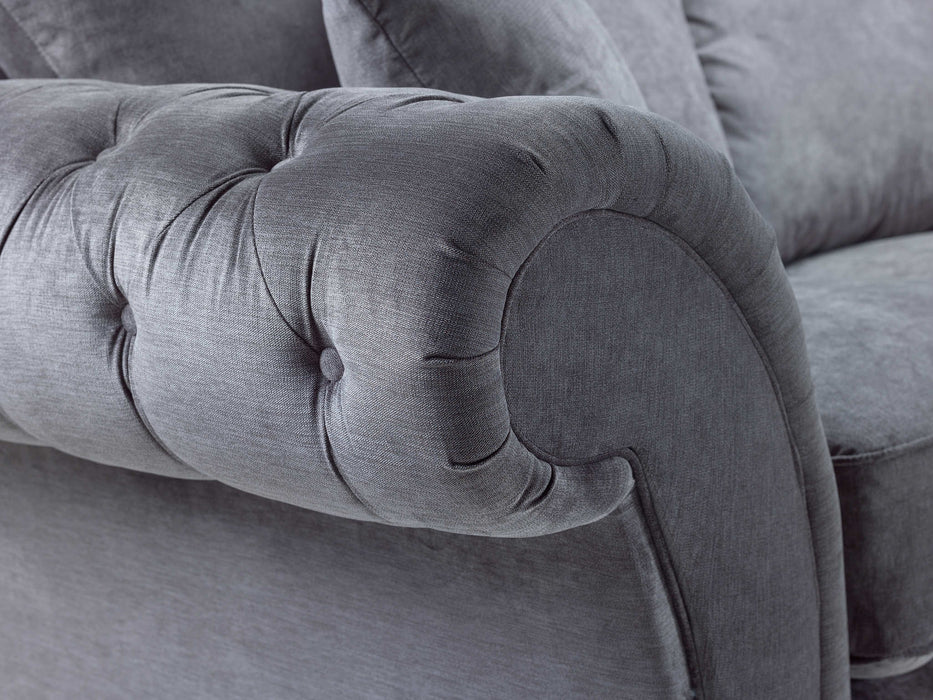 Xanthe Grey Right Hand Corner Sofa – Fullback 4 Seater - Luminex FurnitureSofaswindsor_fullback_sofa_grey_right_hand_facing_corner