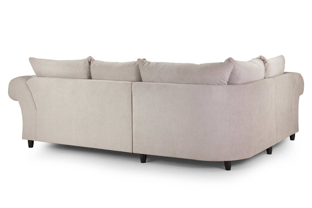 Xanthe Stone Left Hand Corner Sofa – Fullback 4 Seater - Luminex FurnitureSofaswindsor_fullback_sofa_stone_left_hand_facing_corner