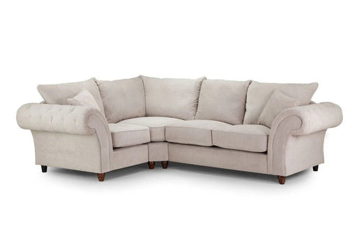 Xanthe Stone Left Hand Corner Sofa – Fullback 4 Seater - Luminex FurnitureSofaswindsor_fullback_sofa_stone_left_hand_facing_corner