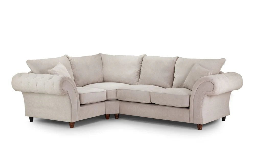 Xanthe Stone Left Hand Corner Sofa – Fullback 4 Seater - Luminex FurnitureSofaswindsor_fullback_sofa_stone_left_hand_facing_corner