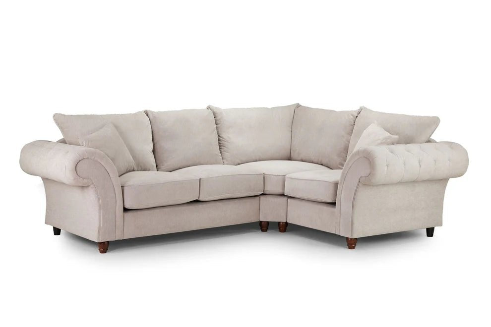 Xanthe Stone Right Hand Corner Sofa – Fullback 4 Seater - Luminex FurnitureSofaswindsor_fullback_sofa_stone_right_hand_facing_corner