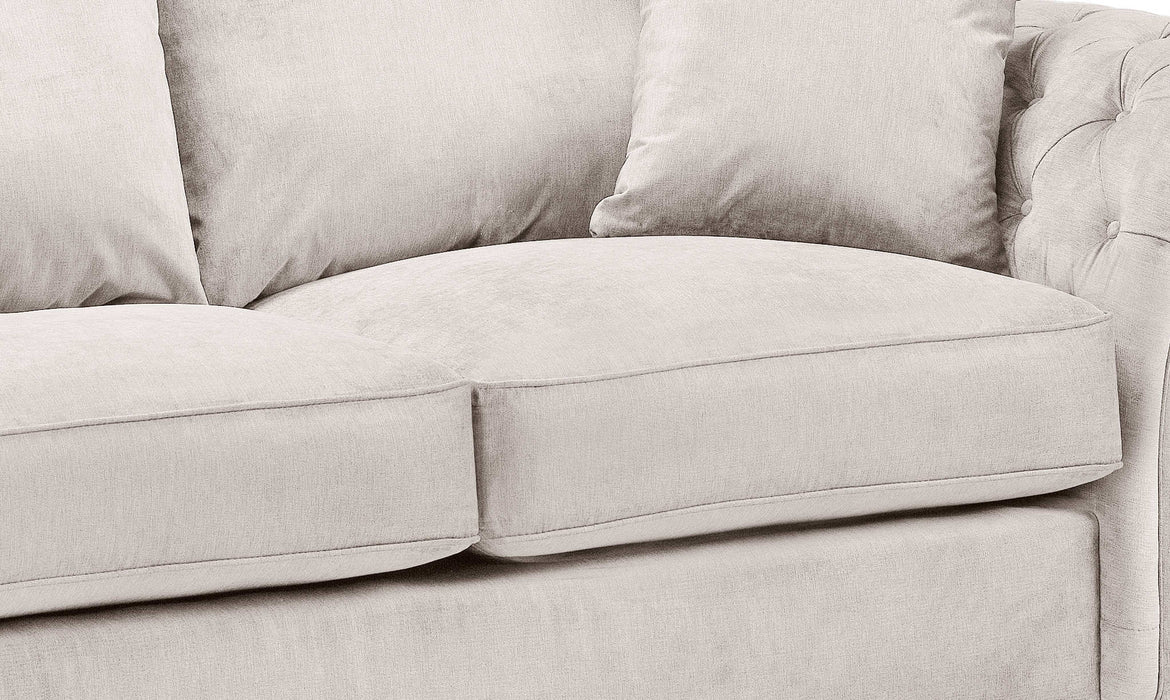 Xanthe Stone Right Hand Corner Sofa – Fullback 4 Seater - Luminex FurnitureSofaswindsor_fullback_sofa_stone_right_hand_facing_corner