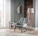 Zara Velvet Chair - Grey - Luminex FurnitureOccasional ChairsLUC201