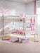 Zavion Bunk Bed – Bright White Wooden Kids Bunk - Luminex FurnitureBunk BedZOD001