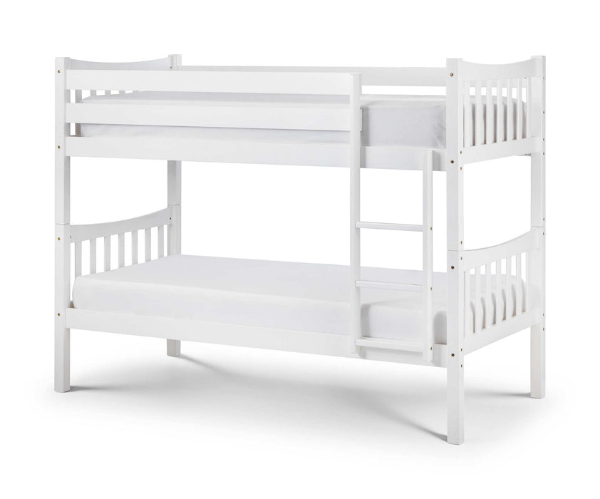 Zavion Bunk Bed – Bright White Wooden Kids Bunk - Luminex FurnitureBunk BedZOD001