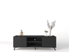 Zephira Matte Black TV Unit - LuminexFurnitureTV Unit3182