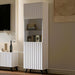 Zephira Matte White Display Unit - LuminexFurnitureDrinks Cabinet, Living, Dining3199