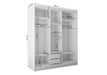 Zephyrine White Sliding Wardrobe 180cm – Mirrored Storage - Luminex FurnitureWardrobefelicity_sliding_wardrobe_white_180