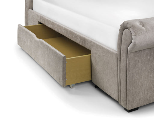 Zinnia 2 Drawer Storage 150cm King Bed - Luminex FurnitureFabric BedsRAV004