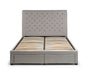 Zinnia 4 Drawer Storage Bed – Grey Linen - Luminex FurnitureFabric BedsWIL002