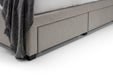 Zinnia 4 Drawer Storage Bed – Grey Linen - Luminex FurnitureFabric BedsWIL002
