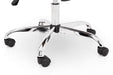 Zyra Black Faux Leather Office Chair – Chrome Base - Luminex FurnitureOffice ChairGIO201